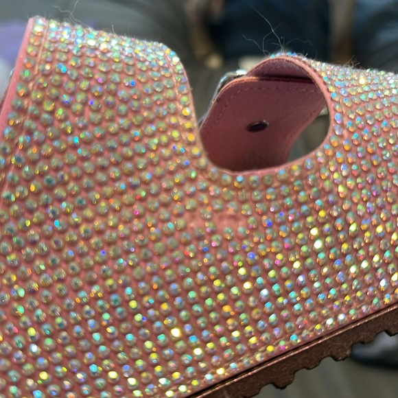 Madden Girl Pink Sparkle Sandals - Picture 4 of 4